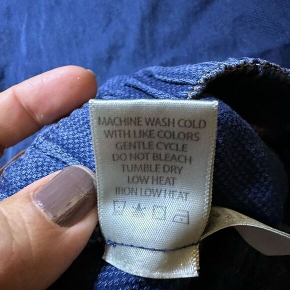 Max Studio London Odette blue wide leg jeans xl - Picture 3 of 10